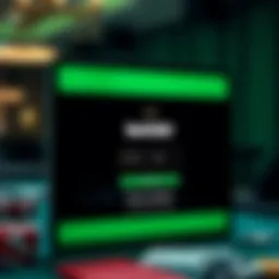 Secure login interface on Bet365 platform