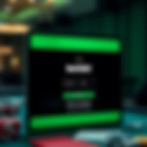 Secure login interface on Bet365 platform