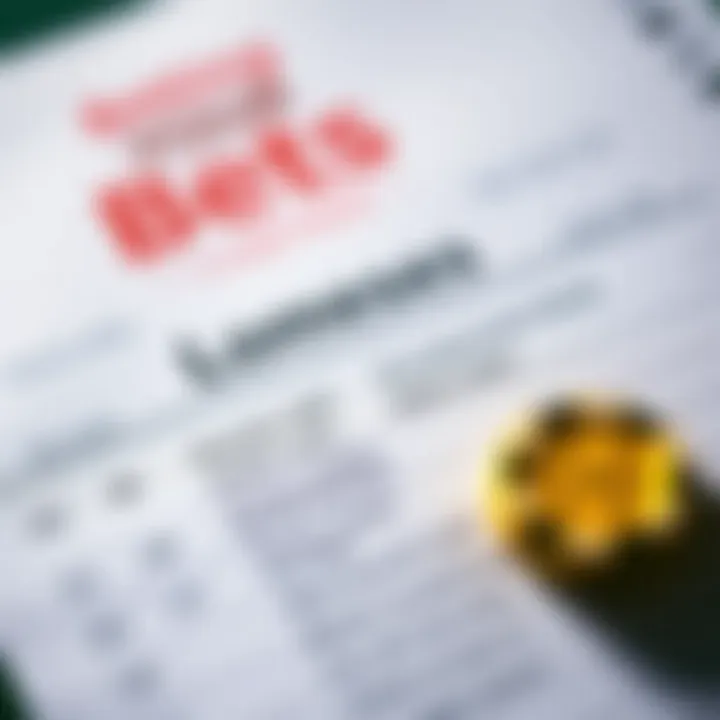 Understanding Your Bets A close-up of a betting slip filled with various horse racing bets