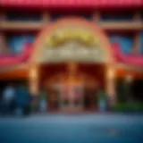 Exterior view of Casino St. Ignace showcasing its vibrant entrance