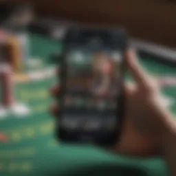 User navigating the Paysafe mobile app interface