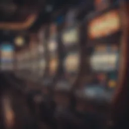 An immersive view of a progressive slot machine with vibrant graphics