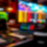 A visual representation of various online betting platforms