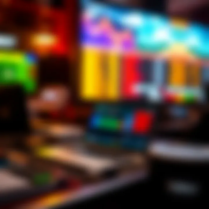 A visual representation of various online betting platforms