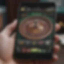User interface of a mobile betting app showcasing various games
