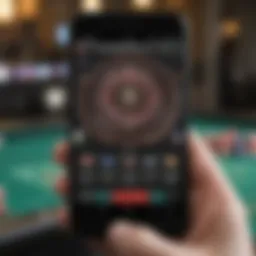 A user interface of a betting app on an Android device showcasing various features