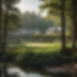 A scenic view of the Masters Tournament course showcasing its beauty and layout.