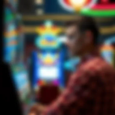 Player engaged with free slot machine