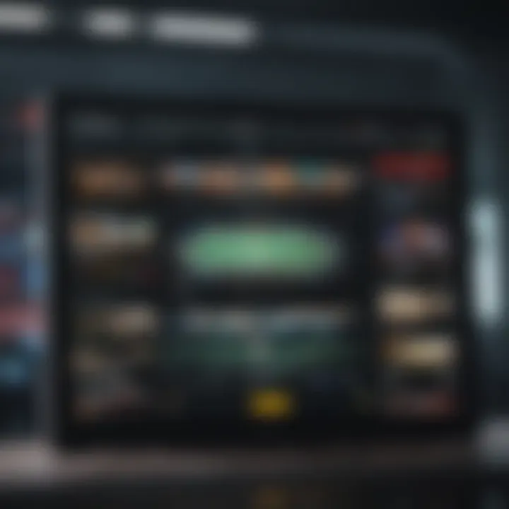 User Interface of a UFC Betting Site User interface of a popular UFC betting site