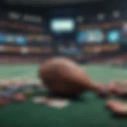 Visual representation of Super Bowl betting odds