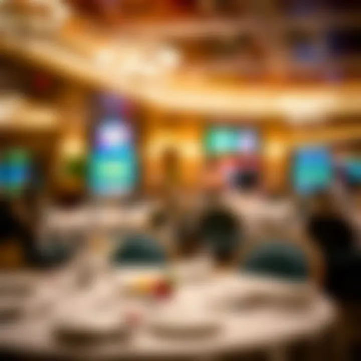 Luxurious dining options at a casino