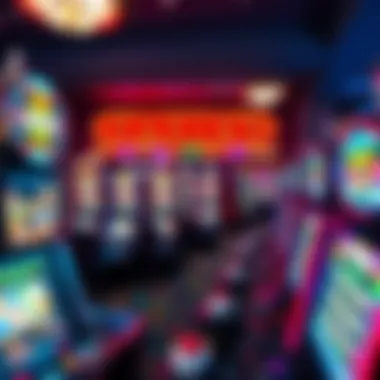 Slots and gaming machines in a vibrant atmosphere