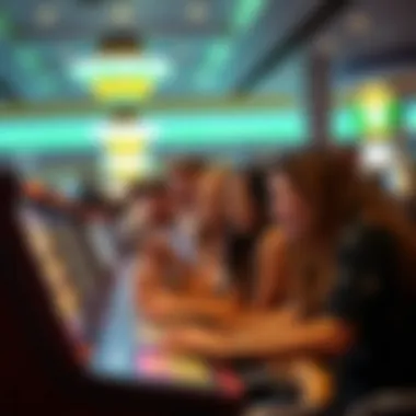 Group of enthusiastic players engaging with Wheel of Fortune online slots