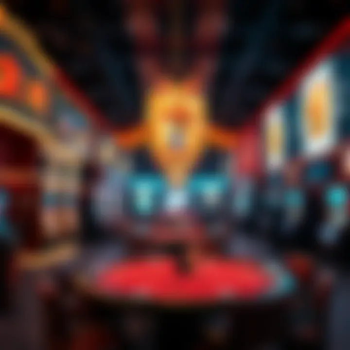 A modern gaming environment infused with traditional elements