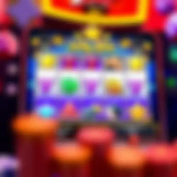 Vibrant interface of Lucky Slots APK showcasing gameplay