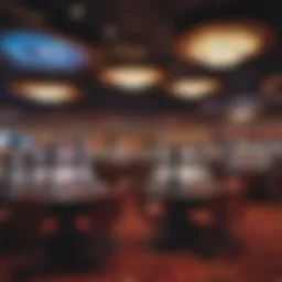 Interior view of a vibrant Michigan casino atmosphere