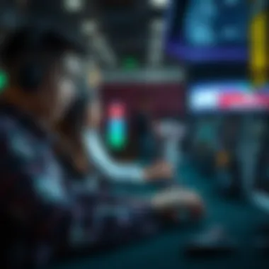 A conceptual image depicting technology's influence on gambling habits