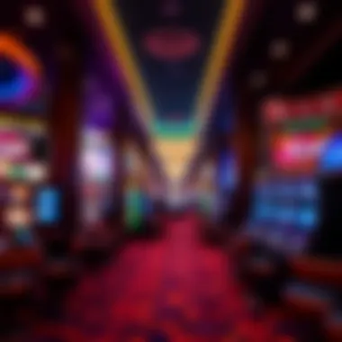 Luxurious gaming floor with vibrant atmosphere