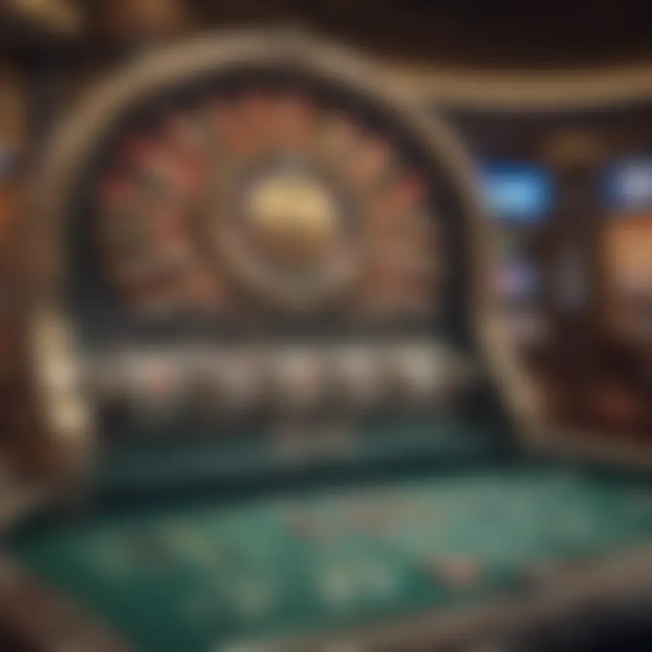 Illustration of a digital casino interface showcasing no deposit bonuses