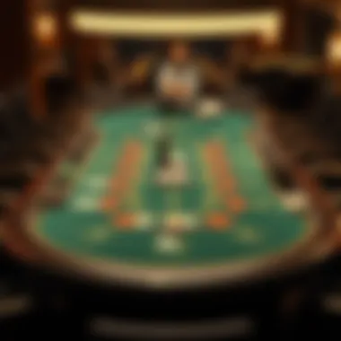 Understanding the Blackjack Table Layout Visual representation of blackjack table layout