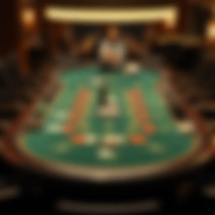 Understanding the Blackjack Table Layout Visual representation of blackjack table layout