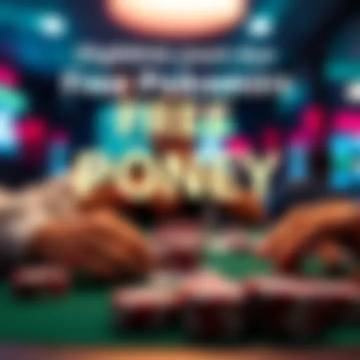 An infographic explaining eligibility requirements for free poker money