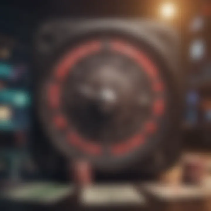 A diagram illustrating the regulatory framework of online gambling.