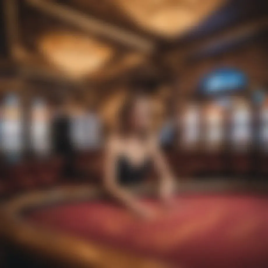 Luxurious casino environment