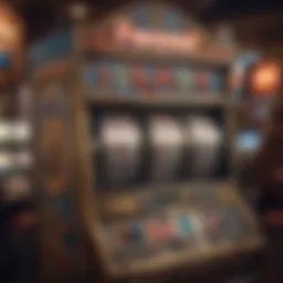 A vibrant slot machine display showcasing various themes and designs