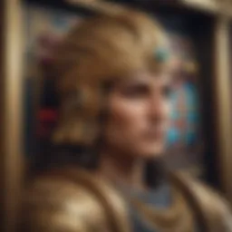 A captivating visual representation of the Alexander the Great slot machine showcasing its vibrant design.