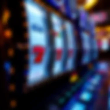Close-up of the spinning reels of the Big Easy slot machine during gameplay