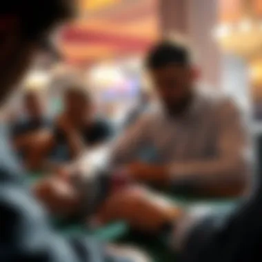 Mastering Poker Strategies Illustration of poker game strategies and tips