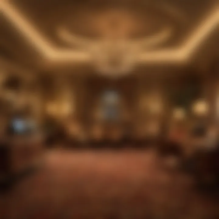 Elegant interior of a Golden Nugget room