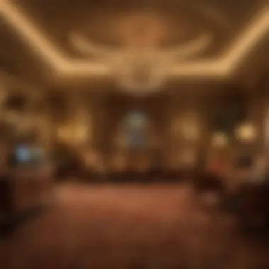 Elegant Room Interior Elegant interior of a Golden Nugget room
