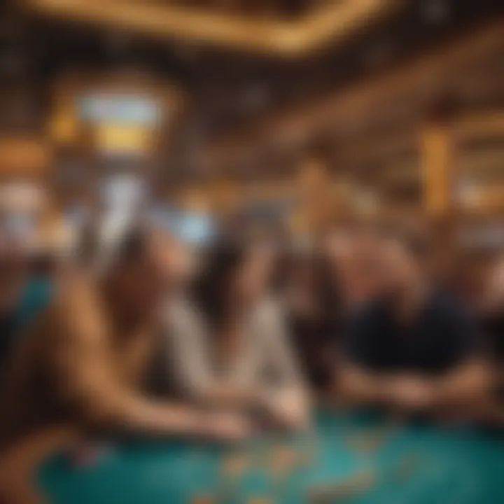 Social interaction among players within Gold Fish Casino environment
