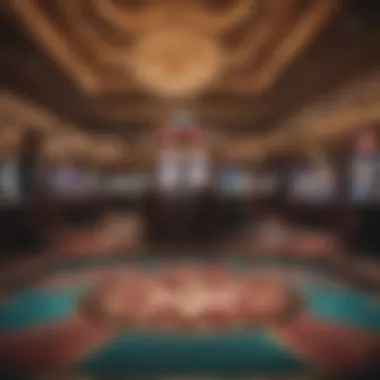 Interior shot showcasing the vibrant gaming floor of an Upper Michigan casino.