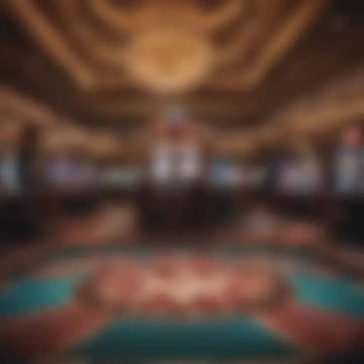 Interior shot showcasing the vibrant gaming floor of an Upper Michigan casino.