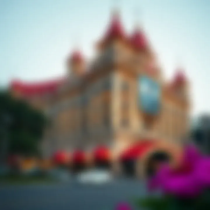 Architectural details of a Manila Casino Hotel reflecting cultural heritage