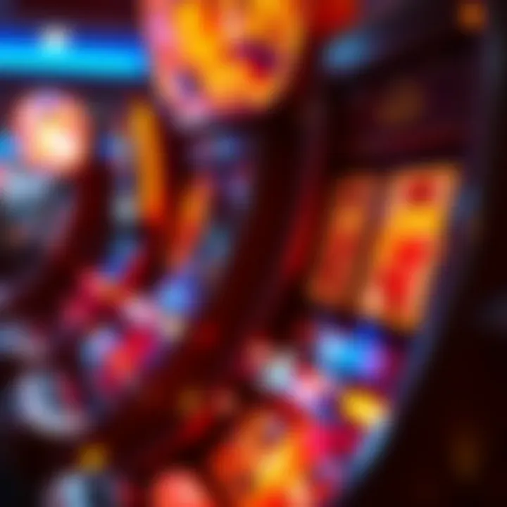 Intricate design elements of Fire and Light slot machine