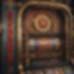 Vibrant display of the Five Treasures slot machine