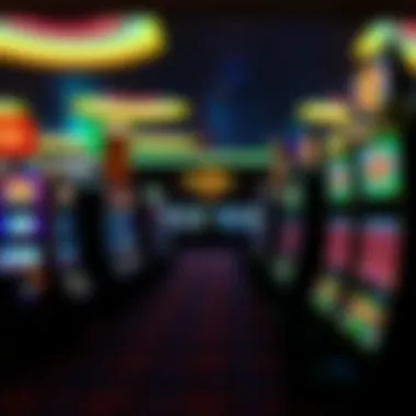 Gaming Area at Hard Rock Casino Hammond Interior gaming area showcasing slot machines