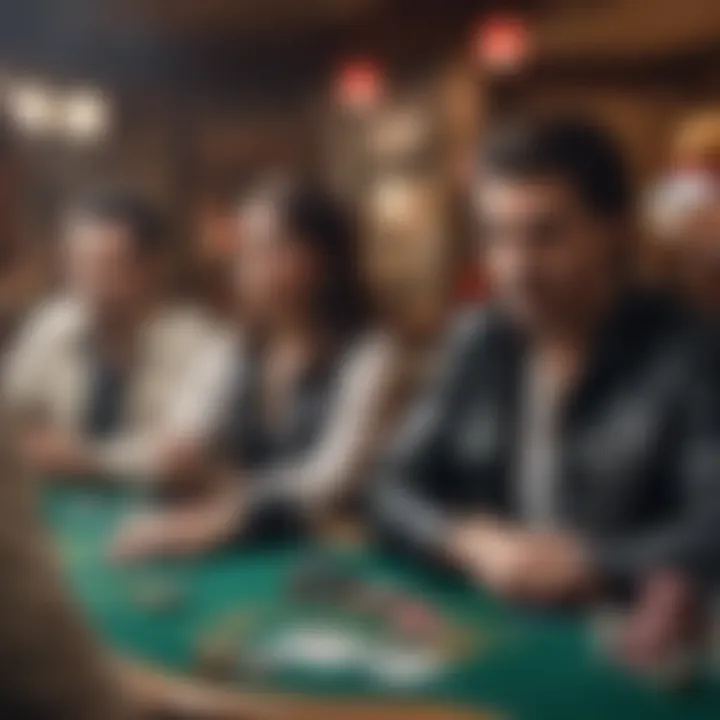 An illustration depicting cultural influences on gambling behaviors.