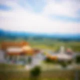 Scenic view of an Indian casino in Idaho's landscape