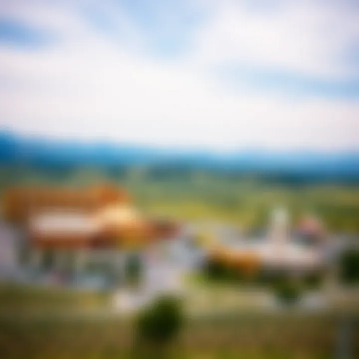Scenic view of an Indian casino in Idaho's landscape