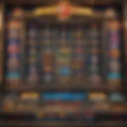 Detailed view of the Money Game slot machine interface showcasing its vibrant graphics and user-friendly layout.