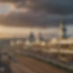 Historic view of Churchill Downs racetrack