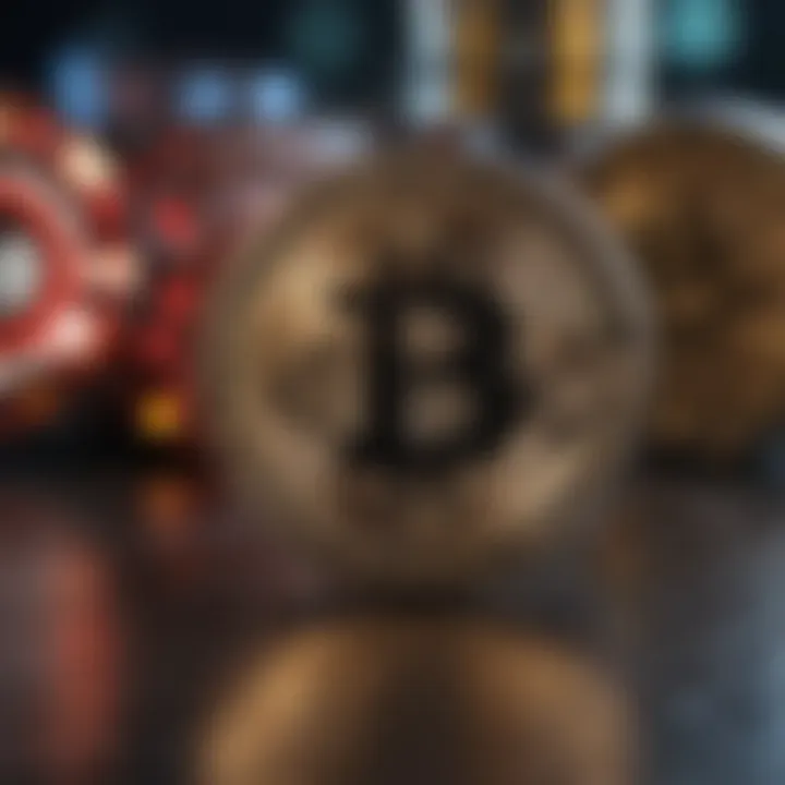 A close-up of a blockchain network symbolizing cryptocurrency in gaming