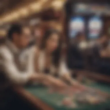 A diverse selection of online casino games displayed on a digital screen