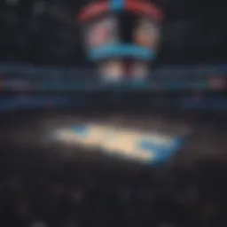 NBA game highlights with scoreboards