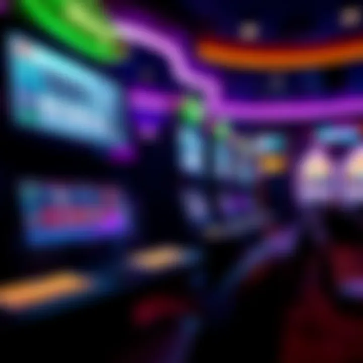 A graphic showcasing technological advancements in lottery systems